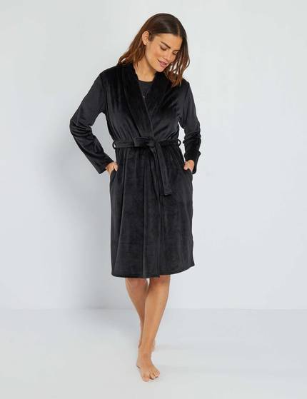 IDentity LNGR Black Dressing Gown, Silk Robe for Women, Kimono Robes for  Women, Women's Robes, Bridesmaid Long Satin Dressing Gown Women (Black,  XS-S) : Amazon.co.uk: Fashion
