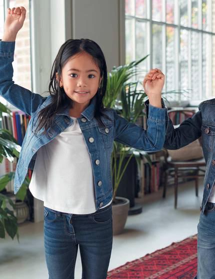 Jean jacket with cotton clearance inside