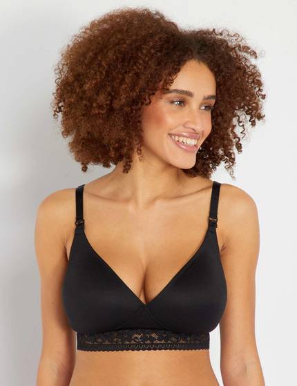Medela Women's Ultimate BodyFit Bra - Seamless maternity and nursing bra  for outstanding fit and support during pregnancy and breastfeeding, Black,  XL price in Dubai, UAE