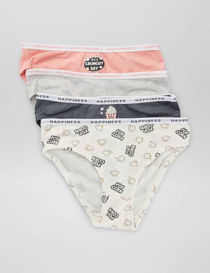 Lucky & Me Annika Little Girls Boyshort, 5-Pack, Pink & Blue Underwear Set,  Tagless, Toddler 4/5 price in UAE,  UAE
