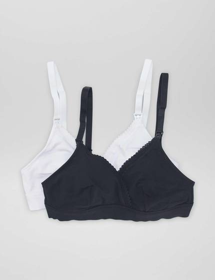 Remanlly Women Nursing Bras Pure Cotton Bras Double Openings Bra Thread Bras  Underwear Lingerie price in UAE,  UAE