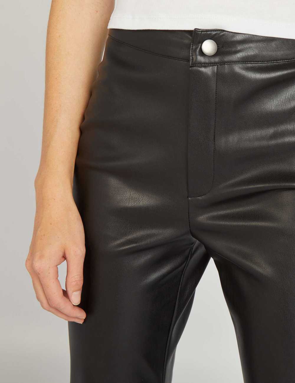 Buy Flared faux leather trousers Online in Dubai & the UAE