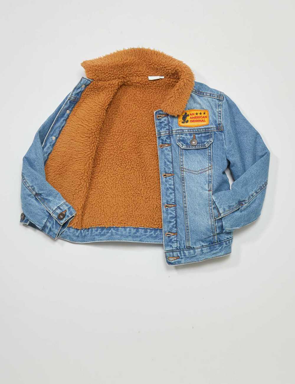 Sherpa blue cheap jean jacket