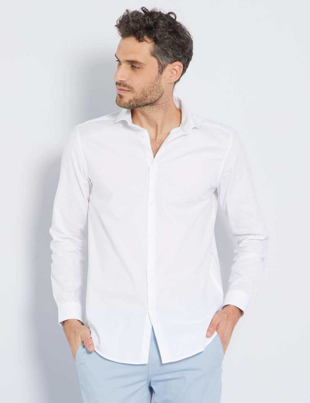 Buy Oxford cotton regular-fit shirt Online in Dubai & the UAE|Kiabi