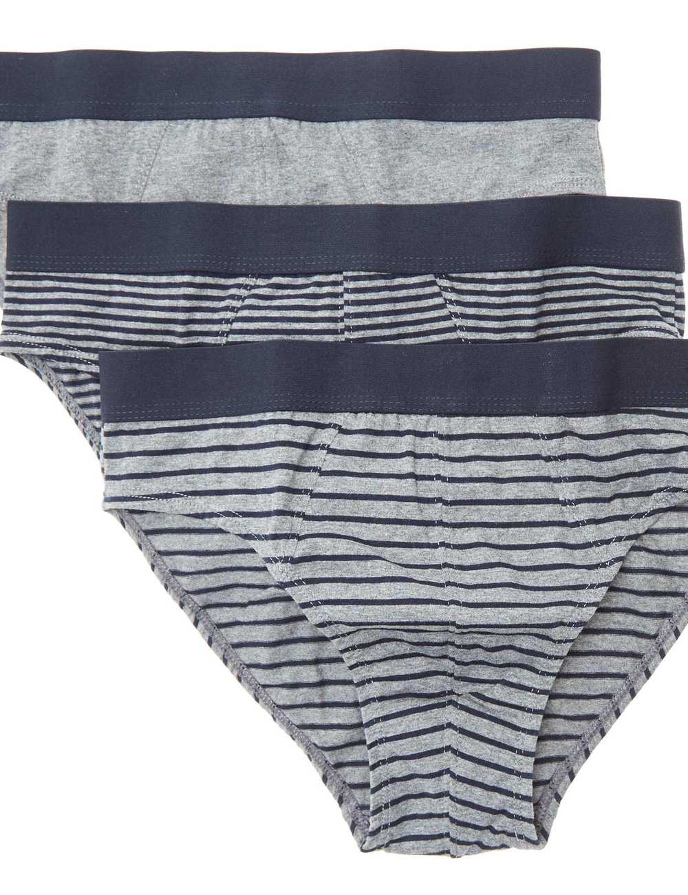 Buy Pack of 3 pairs of striped briefs Online in Dubai the UAE Kiabi