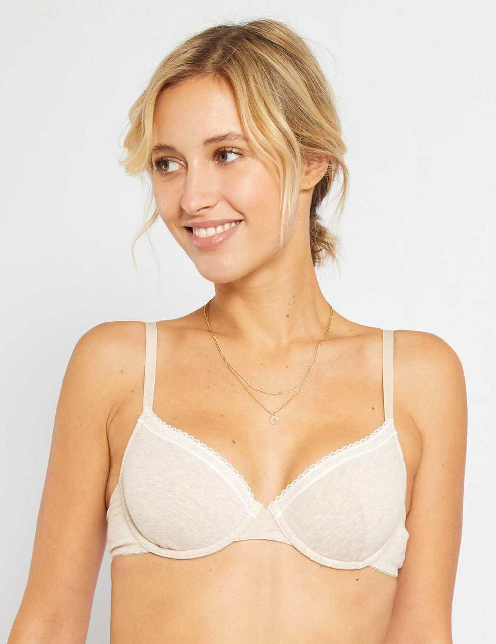 Cotton Blend Stylish Padded Mould Everyday Wear Bra for Women (Pack of 2):  Buy Online at Best Price in UAE 