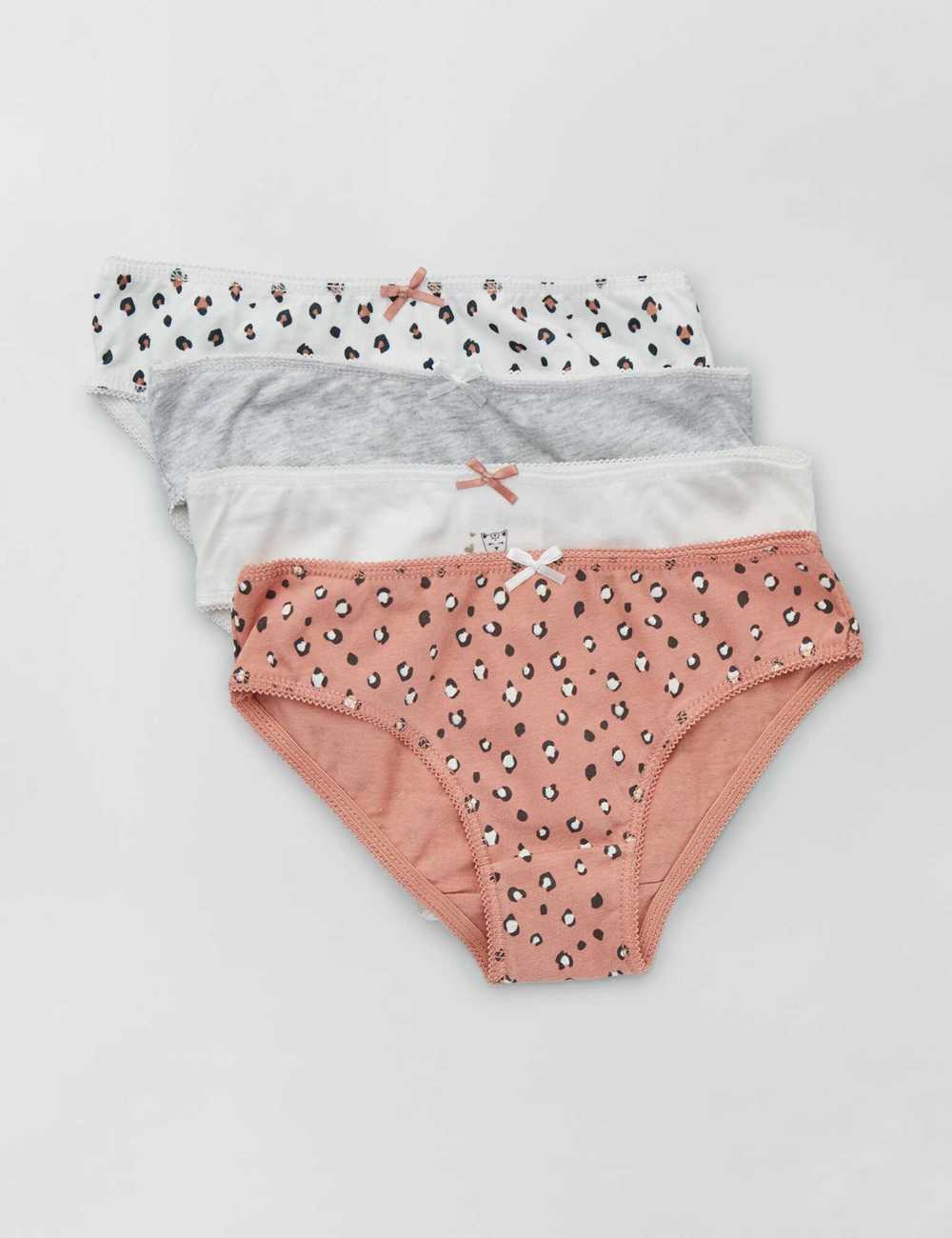 Buy Jersey briefs with pretty bow - Pack of 4 Online in Dubai