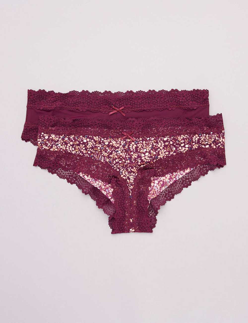 Buy Victoria's Secret Stretch Cotton Lace-waist Cheeky Panty online in  Dubai