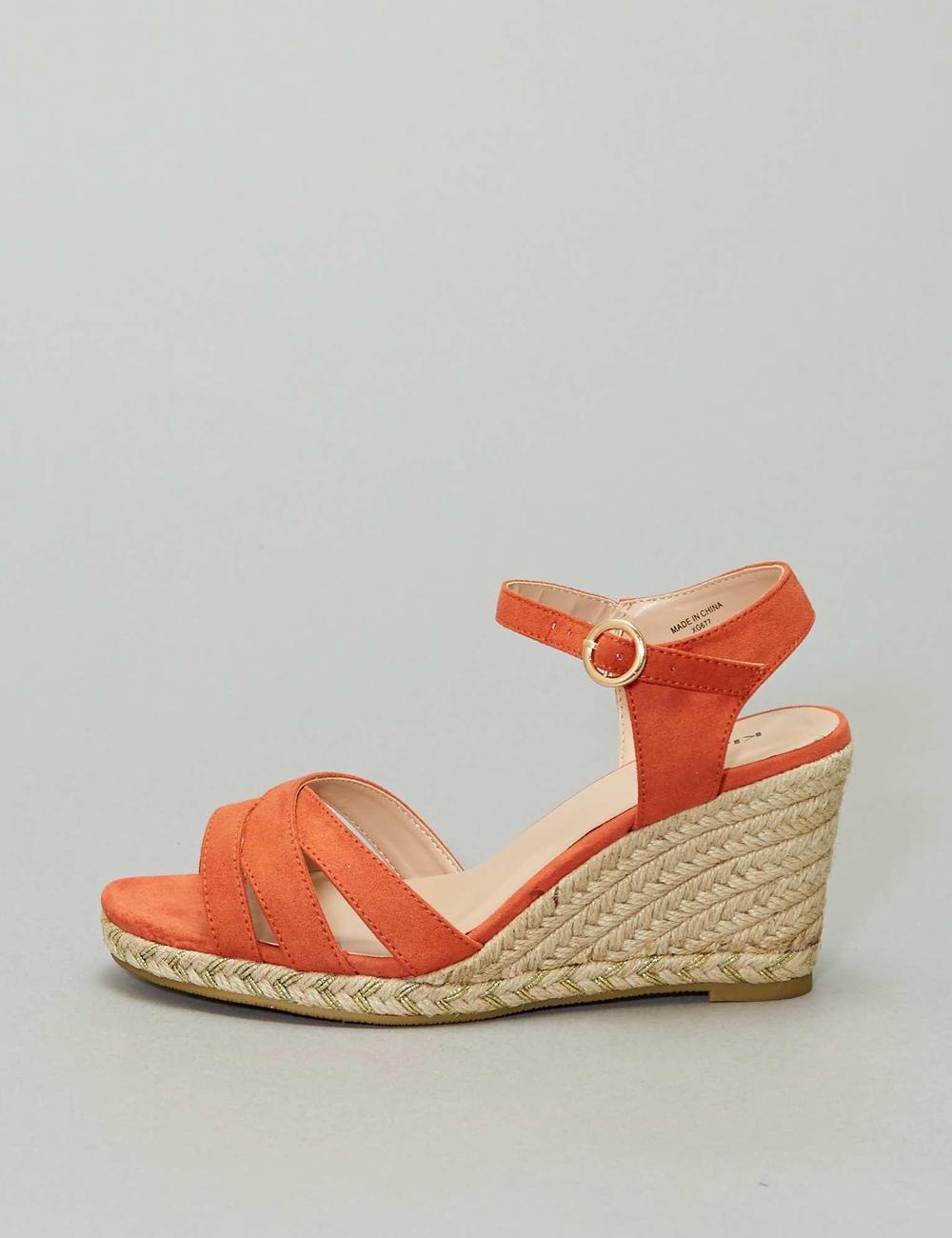 Glamorous Red Espadrille Wedge Sandals | lupon.gov.ph