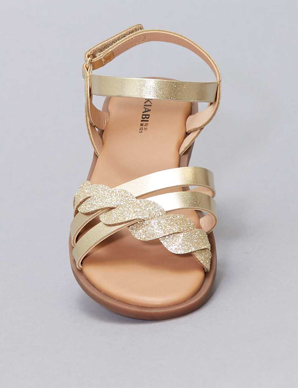 Sparkly clearance flat sandals