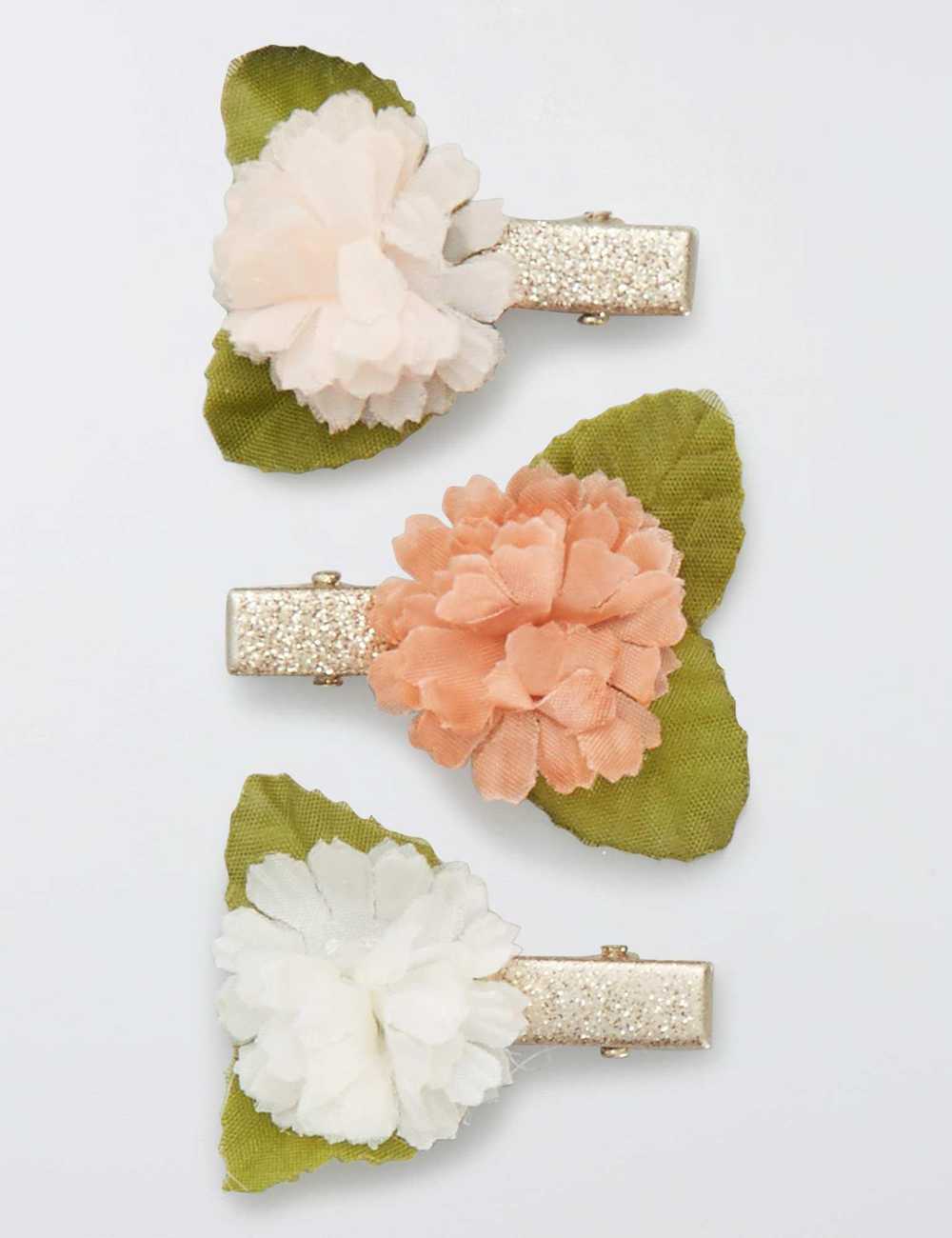 Flower alligator deals hair clips