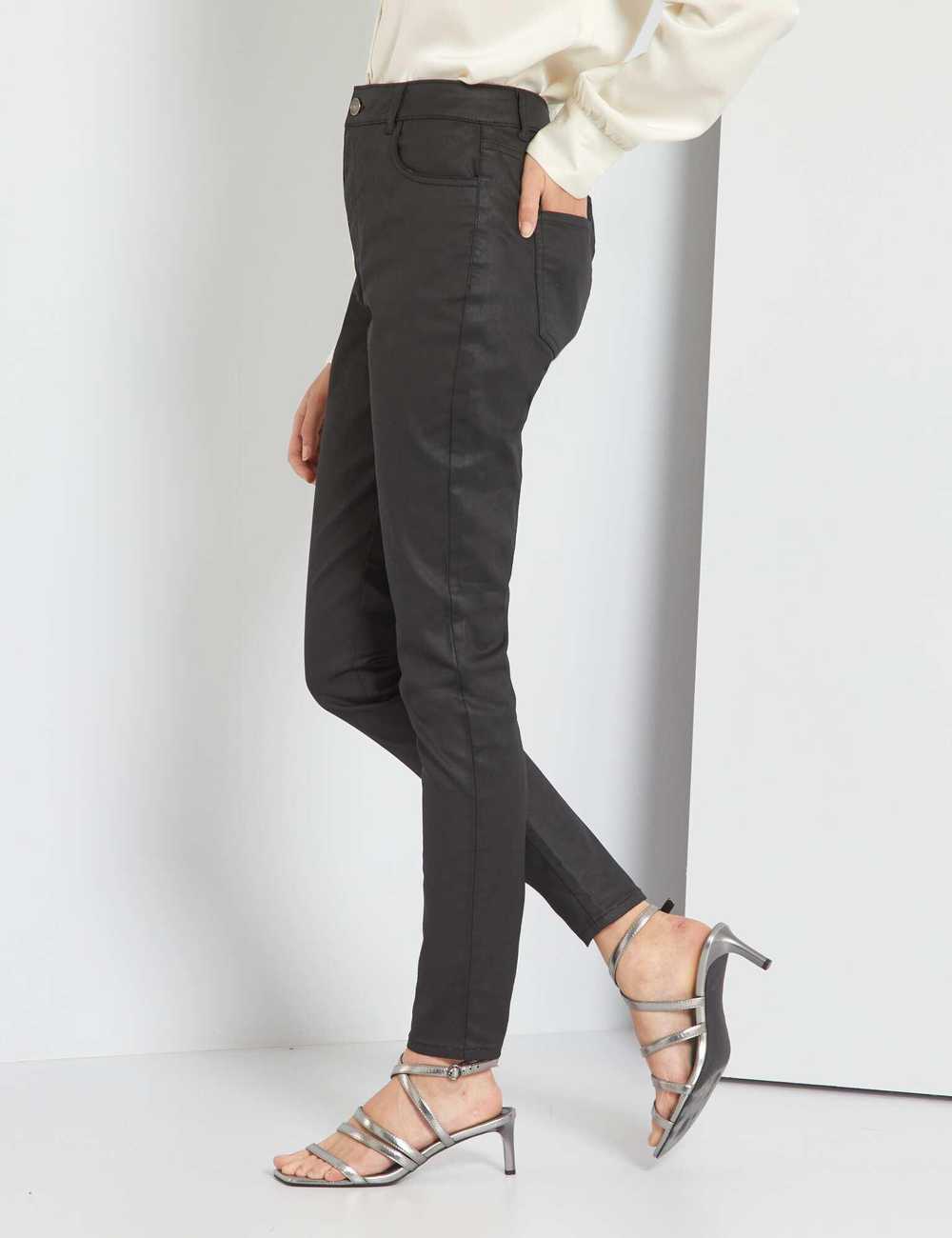 Black Coated Skinny Trousers | ONLY | SilkFred UAE