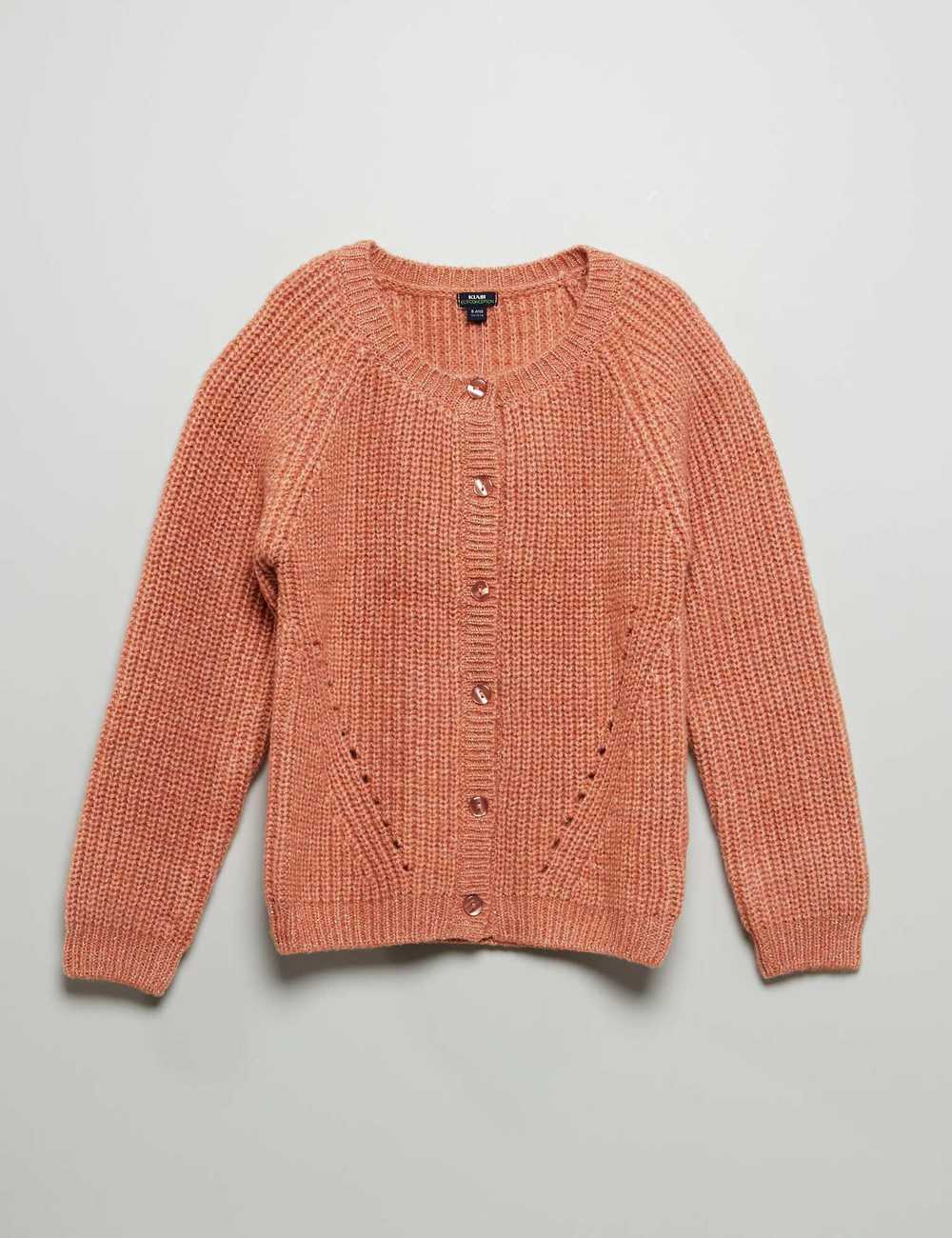 Orange chunky knit discount cardigan