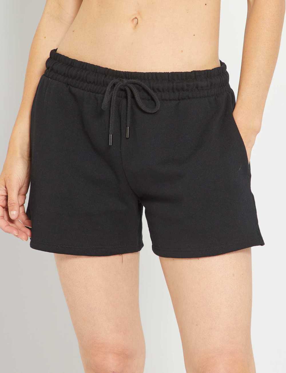 Drawstring Shorts - Black - Ladies