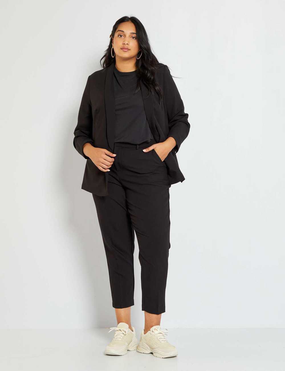 Buy online Grey Solid Cigarette Trouser from bottom wear for Women by  Smarty Pants for ₹939 at 48% off | 2024 Limeroad.com