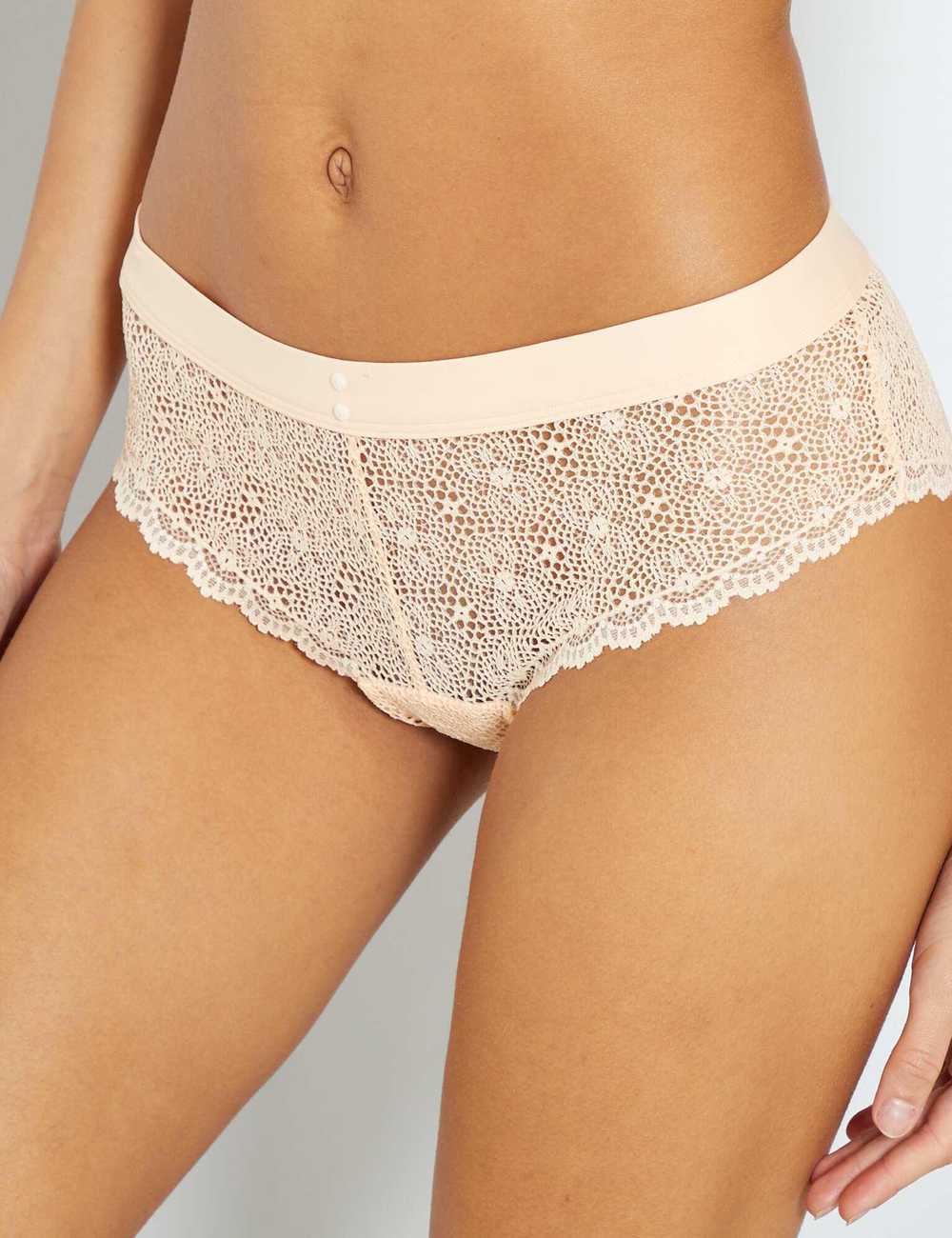 Lace boy shorts