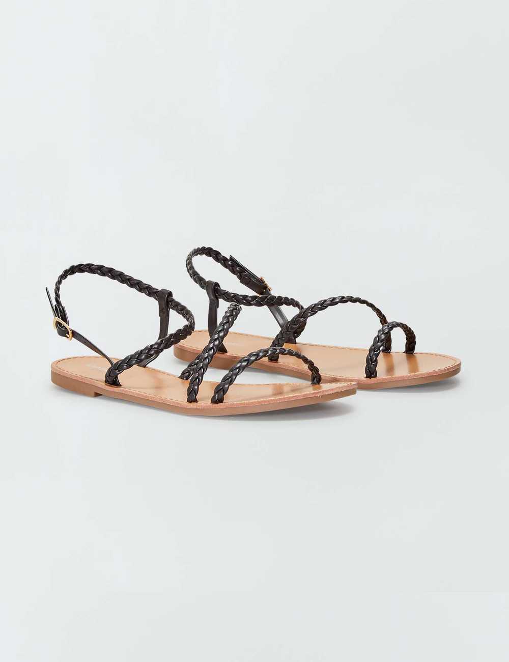 Flat strappy sandals